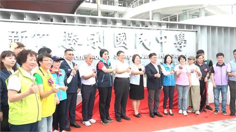 竹北勝利國中全校落成　有望緩解竹縣國中就學壓力