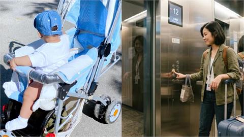 一名媽媽推著嬰兒車等不到電梯乘客讓位，目擊現場的網友感嘆：「台灣的環境多不適合養小孩。」（示意圖，與此新聞無關／翻攝pexels、AI生成）