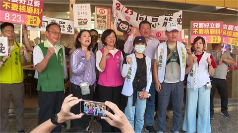 罷免羅明才民進黨團堅定同行　與罷團深入新店市場聯合掃街