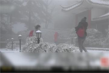 大陸冷氣團發威 中國各地氣溫直直落