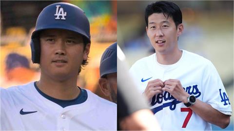 MLB(影)／韓足巨星手機猛拍大谷二刀流先發！粉絲：他似乎忘了自己是孫興慜