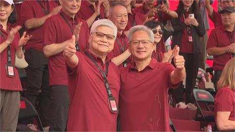 快新聞/黃仁勳出席台積電運動會 張忠謀「身體不適」突缺席