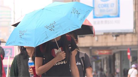 各地高溫飆34度「中午前後悶熱」    大台北地區嚴防強降雨