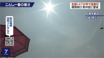 出梅後迎高溫酷暑！全日本150地區飆破35度