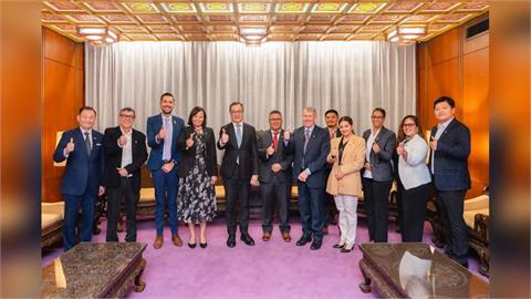 午宴貝里斯金融公司訪團　外交部政次陳明祺：樂見台貝擴大合作