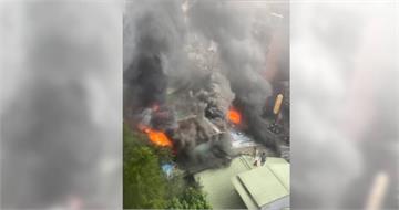 北市文山區鐵皮火警連燒三棟！疑屋主屋內燒物品落跑釀禍　警帶回偵辦