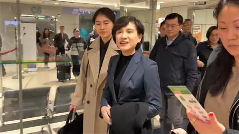 快新聞／凱旋歸國！台美關稅談判落幕「鄭麗君返抵桃機」　最新回應曝光了