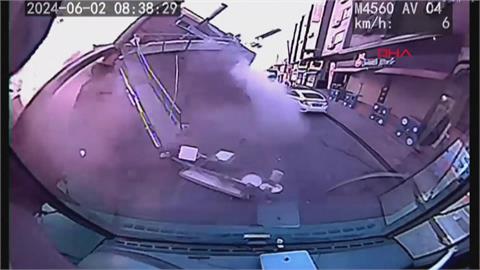 伊斯坦堡3層樓建築瞬間坍塌　至少1死8傷