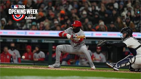 MLB(影)／紅雀刁鑽小球戰術引發大局！史考特短打點燃引信一舉攻下4分演出逆轉