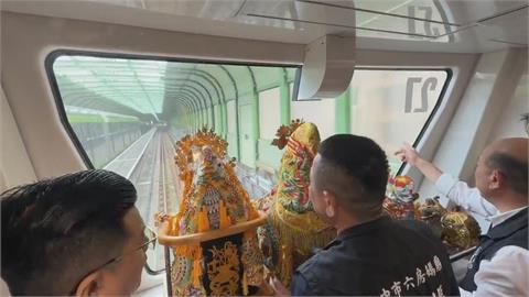 邁入第６年！　台中六房媽不坐鑾轎　「搭捷運出巡」賜福慶誕辰