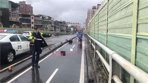 快新聞／軒嵐諾還沒來已強風豪雨　機車騎士福和橋自摔爆頭身亡