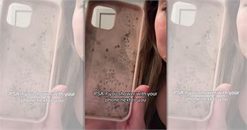 每天帶iPhone進浴室洗澡　女子秀「發霉手機殼」網嚇壞：拿黴菌貼臉