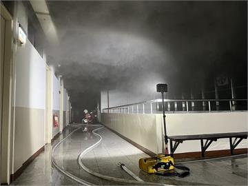 竹市中華大學工程一館實驗室火警　無人受困傷亡