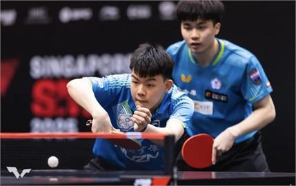 首度合拍寫新猷　林昀儒與高承睿拿下WTT大滿貫賽亞軍