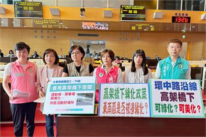 台中高架橋下綠化政策失衡？　議員陳雅惠批東、南區淪「政策孤兒」