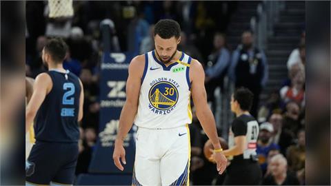 NBA(影)／12分領先花光光！遭灰熊大逆轉開季苦吞2連敗！勇士巨星柯瑞苦澀發聲