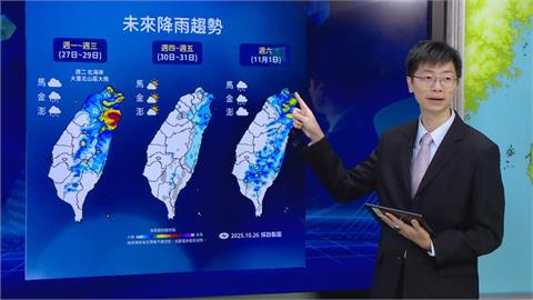 快新聞/東北季風發威!北台灣持續濕涼 回溫少雨時間曝光