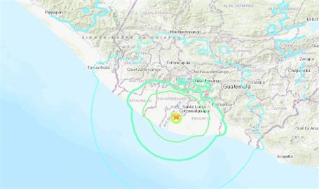 快新聞／瓜地馬拉規模6.2強震　當地房屋牆面龜裂、磚瓦砸車