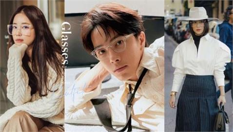 2023「透明膠框眼鏡」穿搭推薦！修容顯瘦又時尚，休閒、正裝都百搭！