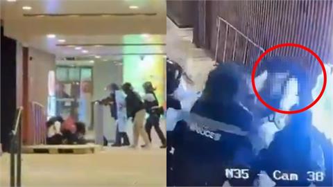 影／香港爆隨機砍人「如張文案翻版」！男子「挾持1女」遭3警當場擊斃畫面曝