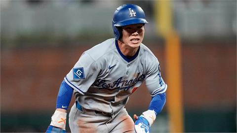 MLB(影)／金慧成臨時頂替羅哈斯先發　二壘安打、跑回2分持續為道奇建功