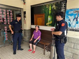 失智老婦獨自外出嚇壞丈夫 楊梅警兩小時尋獲助平安返家