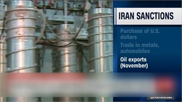 不滿核協議 美國恢復對伊朗經濟制裁