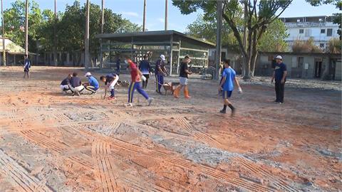 光復國中財損破億! 蔡其昌現場勘災稱「比預期嚴重」