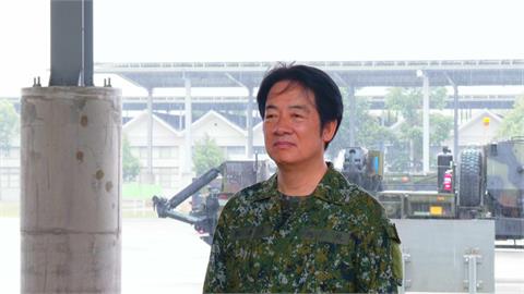 快新聞／穿「迷彩軍裝」勗勉國軍　賴清德：爭取今年國防預算達GDP3%以上