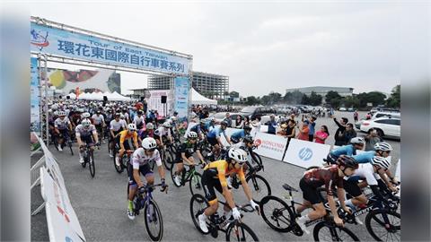 綜合／環花東國際自行車賽會首站「花蓮–台東」開賽！義大利「單腿騎士」完成挑戰