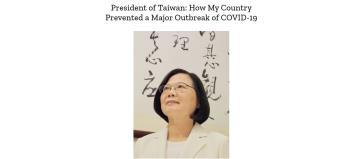 蔡英文登時代雜誌百大人物！專文以「台灣總統」分享防疫經驗