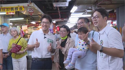 快新聞／展現驚人魅力！永樂市場掃街人氣爆棚　沈伯洋提活絡舊城區解方