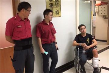 「炸消防員腿」演習試爆震撼彈出意外 