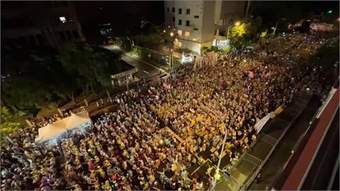 選前黃金周末罷團大集結　反共保台晚會登場擠爆濟南路