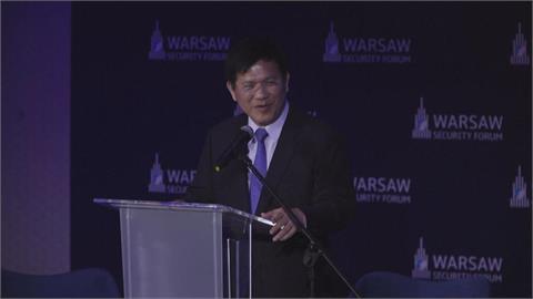 出席波蘭「華沙安全論壇」談台歐合作　林佳龍籲歐洲降低對中國製造依賴