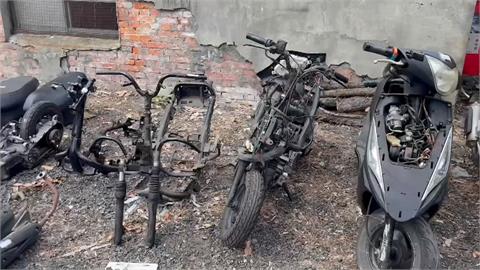 雲林高鐵站周邊「機車失竊案」 車輛全被"殺肉"賣