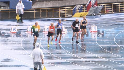 世壯運短跑昆凌爺爺「1金1銀」已入袋　大雨澆不熄選手熱情