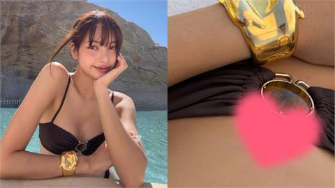 Lisa大解放！比基尼特寫「私處刺青」全露出　疑隔空示愛泰國男神