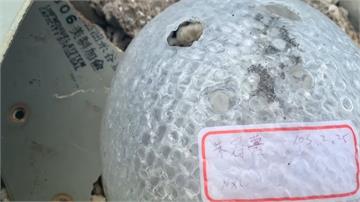 快新聞／破碎頭盔貼標籤「朱冠甍」浪打上岸 伽路蘭岸邊發現機骸