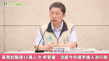 單周就醫達10萬人次 疾管署：流感今年提早進入流行期