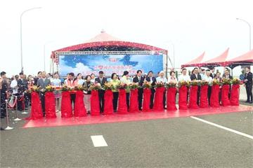 西濱七股=十份段通車 賴清德：進入三橫三縱