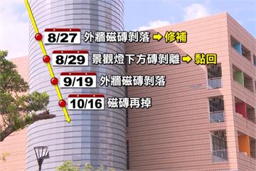 扯！ 捷運局建校舍 開學兩個月下4次磚雨
