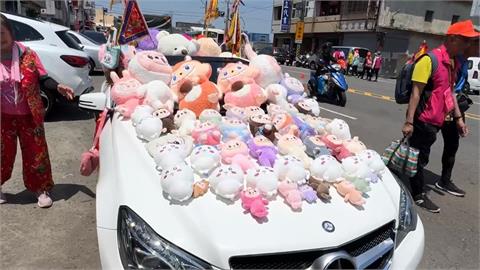 媽祖的溫柔　白沙屯媽祖進香足跡「畫出大愛心」
