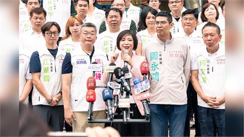 快新聞／蔡其昌陪同！何欣純登記參選台中市長　競選總部成立嘉賓曝光