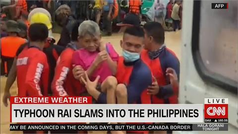 超級強颱雷伊肆虐　菲律賓1死2傷急撤30萬人