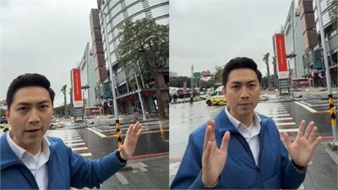 廖偉翔稱「原赴新光三越吃飯」直呼好險　擺三角錐稱「協助交管」被網罵爆