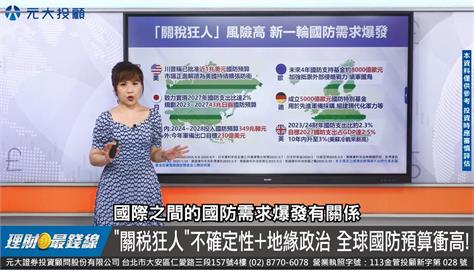理財最錢線／關稅戰+地緣壓力 "航太防衛"受矚目
