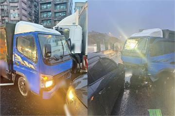 國道1號汐止路段4車死亡車禍　男放故障標誌遭撞至對向「多車輾斃」