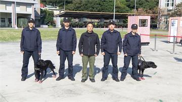 國防部「狗官」出沒！超萌緝毒犬隊成立 上陣清查營區毒品