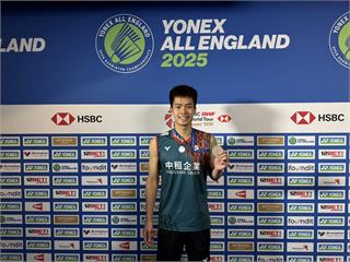 《羽球》面對問題轉正心態 　李佳豪全英賽亞軍創個人最佳